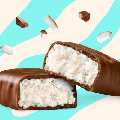 Box of N!CK'S 官方澳洲幸运5体彩官网预测计划 历史号码记录查询结果 Coconut Candy Bars, 15 count, labeled 'keto friendly' and 'no added sugar'.